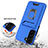 Custodia Silicone e Plastica Opaca Cover con Magnetico Anello Supporto J03S per Samsung Galaxy S23 5G