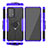 Custodia Silicone e Plastica Opaca Cover con Magnetico Anello Supporto JX1 per Samsung Galaxy A52s 5G