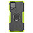 Custodia Silicone e Plastica Opaca Cover con Magnetico Anello Supporto JX1 per Samsung Galaxy F62 5G