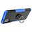 Custodia Silicone e Plastica Opaca Cover con Magnetico Anello Supporto JX1 per Samsung Galaxy M12