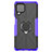 Custodia Silicone e Plastica Opaca Cover con Magnetico Anello Supporto JX1 per Samsung Galaxy M62 4G