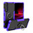 Custodia Silicone e Plastica Opaca Cover con Magnetico Anello Supporto JX1 per Sony Xperia 1 III