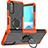 Custodia Silicone e Plastica Opaca Cover con Magnetico Anello Supporto JX1 per Sony Xperia 10 III