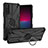 Custodia Silicone e Plastica Opaca Cover con Magnetico Anello Supporto JX1 per Sony Xperia 10 IV Nero