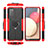 Custodia Silicone e Plastica Opaca Cover con Magnetico Anello Supporto JX2 per Samsung Galaxy A03s
