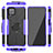 Custodia Silicone e Plastica Opaca Cover con Magnetico Anello Supporto JX2 per Samsung Galaxy A12