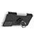 Custodia Silicone e Plastica Opaca Cover con Magnetico Anello Supporto JX2 per Samsung Galaxy A72 5G Bianco
