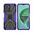 Custodia Silicone e Plastica Opaca Cover con Magnetico Anello Supporto JX2 per Xiaomi Redmi 11 Prime 5G