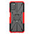 Custodia Silicone e Plastica Opaca Cover con Magnetico Anello Supporto JX3 per Samsung Galaxy A02s