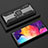 Custodia Silicone e Plastica Opaca Cover con Magnetico Anello Supporto KC6 per Samsung Galaxy A50