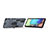 Custodia Silicone e Plastica Opaca Cover con Magnetico Anello Supporto KC6 per Samsung Galaxy A71 5G