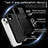 Custodia Silicone e Plastica Opaca Cover con Magnetico Anello Supporto KC7 per Apple iPhone 13