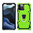 Custodia Silicone e Plastica Opaca Cover con Magnetico Anello Supporto M01 per Apple iPhone 12 Pro Max