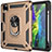 Custodia Silicone e Plastica Opaca Cover con Magnetico Anello Supporto MQ1 per Apple iPad Pro 11 (2020) Oro
