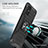 Custodia Silicone e Plastica Opaca Cover con Magnetico Anello Supporto MQ1 per Samsung Galaxy A51 5G