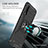 Custodia Silicone e Plastica Opaca Cover con Magnetico Anello Supporto MQ1 per Samsung Galaxy A70S