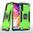 Custodia Silicone e Plastica Opaca Cover con Magnetico Anello Supporto MQ1 per Samsung Galaxy A70S