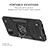 Custodia Silicone e Plastica Opaca Cover con Magnetico Anello Supporto MQ1 per Samsung Galaxy F42 5G