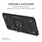 Custodia Silicone e Plastica Opaca Cover con Magnetico Anello Supporto MQ1 per Samsung Galaxy M02