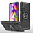 Custodia Silicone e Plastica Opaca Cover con Magnetico Anello Supporto MQ1 per Samsung Galaxy M31s