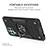 Custodia Silicone e Plastica Opaca Cover con Magnetico Anello Supporto MQ1 per Samsung Galaxy M53 5G
