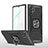 Custodia Silicone e Plastica Opaca Cover con Magnetico Anello Supporto MQ1 per Samsung Galaxy Note 10 Plus 5G