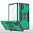 Custodia Silicone e Plastica Opaca Cover con Magnetico Anello Supporto MQ1 per Samsung Galaxy Note 10 Plus 5G
