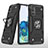 Custodia Silicone e Plastica Opaca Cover con Magnetico Anello Supporto MQ1 per Samsung Galaxy S20 5G