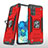 Custodia Silicone e Plastica Opaca Cover con Magnetico Anello Supporto MQ1 per Samsung Galaxy S20 Plus 5G