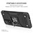 Custodia Silicone e Plastica Opaca Cover con Magnetico Anello Supporto MQ1 per Xiaomi Mi 10T Pro 5G