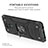 Custodia Silicone e Plastica Opaca Cover con Magnetico Anello Supporto MQ1 per Xiaomi Poco M2 Pro