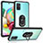 Custodia Silicone e Plastica Opaca Cover con Magnetico Anello Supporto MQ2 per Samsung Galaxy A51 4G