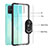 Custodia Silicone e Plastica Opaca Cover con Magnetico Anello Supporto MQ2 per Samsung Galaxy A71 5G