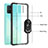Custodia Silicone e Plastica Opaca Cover con Magnetico Anello Supporto MQ2 per Samsung Galaxy M40S