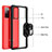 Custodia Silicone e Plastica Opaca Cover con Magnetico Anello Supporto MQ2 per Samsung Galaxy S20 FE 5G