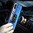 Custodia Silicone e Plastica Opaca Cover con Magnetico Anello Supporto MQ2 per Xiaomi Redmi 9AT