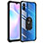 Custodia Silicone e Plastica Opaca Cover con Magnetico Anello Supporto MQ2 per Xiaomi Redmi 9AT