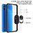 Custodia Silicone e Plastica Opaca Cover con Magnetico Anello Supporto MQ2 per Xiaomi Redmi 9AT