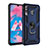 Custodia Silicone e Plastica Opaca Cover con Magnetico Anello Supporto MQ3 per Samsung Galaxy A40s