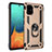 Custodia Silicone e Plastica Opaca Cover con Magnetico Anello Supporto MQ3 per Samsung Galaxy A71 5G
