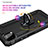 Custodia Silicone e Plastica Opaca Cover con Magnetico Anello Supporto MQ3 per Samsung Galaxy F42 5G