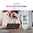 Custodia Silicone e Plastica Opaca Cover con Magnetico Anello Supporto MQ3 per Samsung Galaxy M32 5G