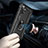 Custodia Silicone e Plastica Opaca Cover con Magnetico Anello Supporto MQ3 per Samsung Galaxy M32 5G