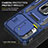 Custodia Silicone e Plastica Opaca Cover con Magnetico Anello Supporto MQ4 per Samsung Galaxy A12