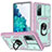 Custodia Silicone e Plastica Opaca Cover con Magnetico Anello Supporto MQ5 per Samsung Galaxy S20 FE (2022) 5G