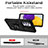 Custodia Silicone e Plastica Opaca Cover con Magnetico Anello Supporto MQ6 per Samsung Galaxy A53 5G