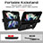 Custodia Silicone e Plastica Opaca Cover con Magnetico Anello Supporto MQ6 per Samsung Galaxy Z Fold3 5G