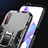 Custodia Silicone e Plastica Opaca Cover con Magnetico Anello Supporto per Huawei Honor 9X Pro