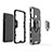Custodia Silicone e Plastica Opaca Cover con Magnetico Anello Supporto per Huawei P40 Lite E