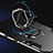 Custodia Silicone e Plastica Opaca Cover con Magnetico Anello Supporto per Huawei Y8s